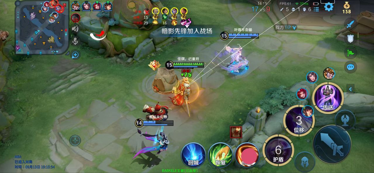 王者荣耀「柠檬茶」辅助